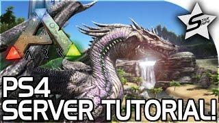 ARK Survival Evolved PS4 TUTORIAL - How To Make A Private Server / Dedicated Server! (PS4 PRO!)