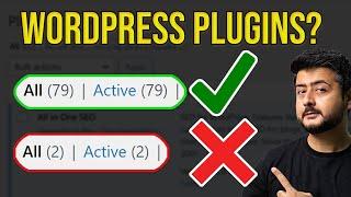 How many plugins are too many to install on WordPress?