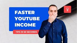 Faster YouTube Income  #shorts