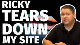 Ricky from INCOME SCHOOL TEARS DOWN my Affiliate Marketing Website
