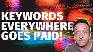 KEYWORDS EVERYWHERE is now a PAID TOOL - Here's What To Do