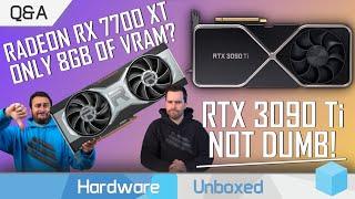 RTX 4070/RX 7700 XT With Just 8GB of VRAM? RTX 3090 Ti ‘For Rich People’, March Q&A [Part 2]