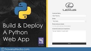 Build & Deploy A Python Web App | Flask, Postgres & Heroku