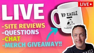 YOUR SITE REVIEWED x YOUR QUESTIONS x CHAT x HORNS x GIVEAWAY - LIVE!