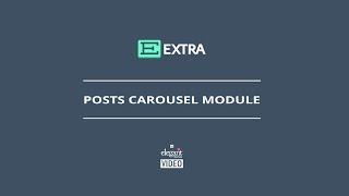 Extra Posts Carousel Module