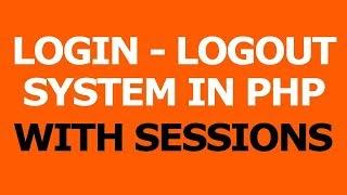 Login Logout system in php with Session - Hindi Tutorials
