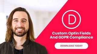 Introducing Custom Fields Integration For All Divi Email Providers And New GDPR Compliance Options