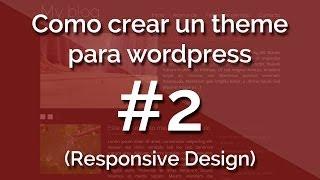 [Curso] Como crear un theme para wordpress (con Responsive Design) 2.- Diseño del Header y Slideshow