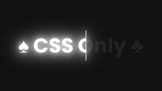 CSS Text Animation Effects