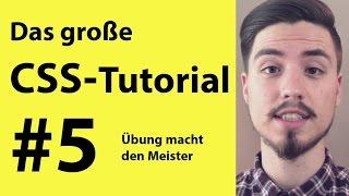 Übung Responisive Website erstellen | HTML CSS Grundkurs für Anfänger #5 deutsch
