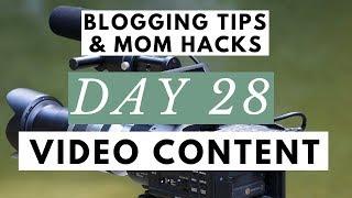 Use Video Content & YouTube Marketing for Your Blogging Business?!   Blogging Tips & Mom Hacks Seri