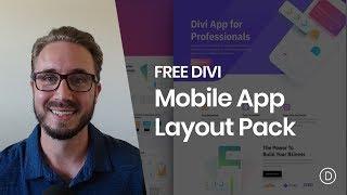 Get a FREE Mobile App Layout Pack for Divi