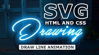 SVG line drawing animation | SVG Stroke Animation With Html and CSS