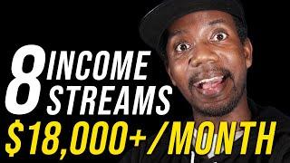 How I Built 8 Income Streams that Make $18,000 a Month