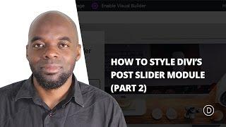 How to Style Divi’s Post Slider Module like Brit + Co's Post Slider