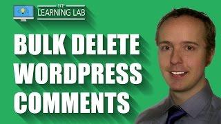 Bulk Delete WordPress Comments via MySQL | WP Learning Lab