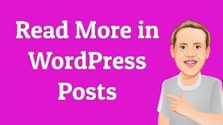 How to Add Read More in WordPress Posts | Beginners Series
