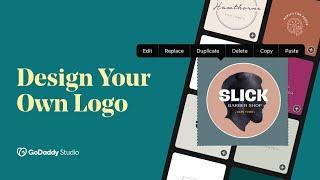 How to Design a Logo Using the Mobile App  | GoDaddy Studio