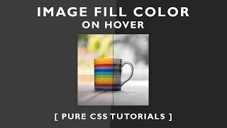 Image Fill Color On Hover - Css3 Image Hover Effects - Change Image Color On Hover