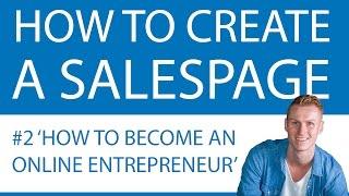 How To Create A Salespage