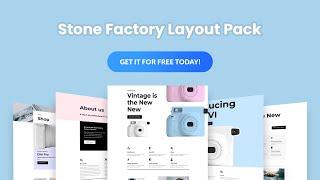 Get a FREE Camera Product Layout Pack for Divi