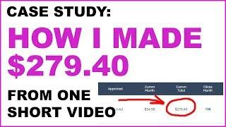 How I Made $279.40 From One Video (Make Money Online Case Study)