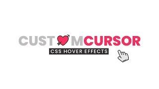 CSS Custom Cursor With Hover Effects | Html CSS
