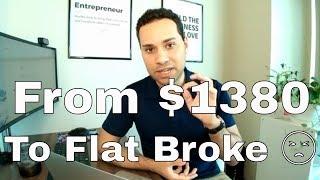 YouTube Income - How I Went Broke | Aspire 123