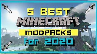 5 Best Minecraft MODPACKS Servers: ONE CLICK INSTALL???
