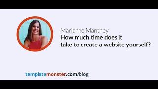 Marianne Manthey  - How much time does it take to create a website yourself