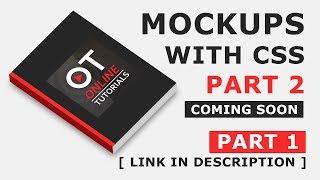 Mockups with CSS - Part 2 - Flip cover on hover Css Effects - coming soon - Part 1 link in descripti