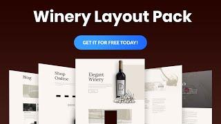 Get a FREE Winery Layout Pack for Divi