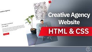 Creative Agency Website From Scratch | HTML & CSS