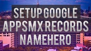 How To Setup Google Apps MX Records On NameHero.com