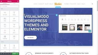 How To Use Elementor WordPress Page Builder Plugin With Visualmodo Themes