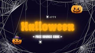Animated Halloween Banner | Html CSS Animation Effects