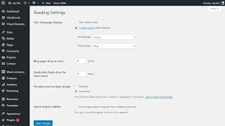 How To Setup WordPress Front Page And Posts Page? Reading Settings