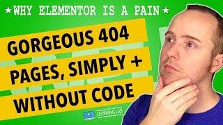 New Feature: Design Elementor 404 Pages Quickly & Easily With No Code