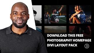 Download This Free Photography Homepage Divi Layout Pack