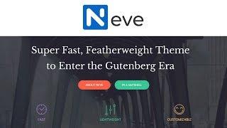 Gutenberg Compatible Theme: Neve Theme Preview