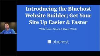 Webinar: Introducing the Blueshost Website Builder