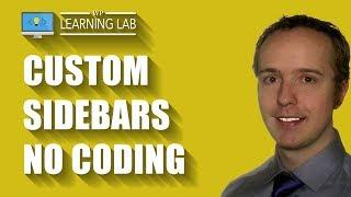 Create Custom Sidebars Without Coding - Unique Sidebars On Every Page Or Specific Categories