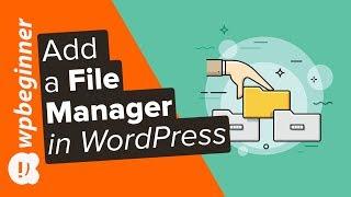 How to Add a FTP like File Manager in Your WordPress Site