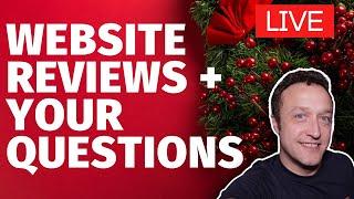 YOUR QUESTIONS + SITE REVIEWS - LIVE!