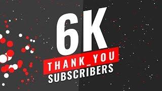 6k Subscribers - Css Animation effects with particle.js - Thanks All!