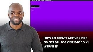 How to Create Active Links on Scroll for One Page Divi Websites