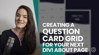 Creating an Interactive Question Card Grid for Your Next About Page with Divi
