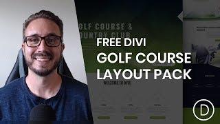 Get a FREE Golf Course Layout Pack for Divi