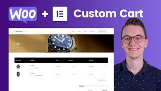 How to create a custom Cart Page with Elementor and Woolementor in Wordpress