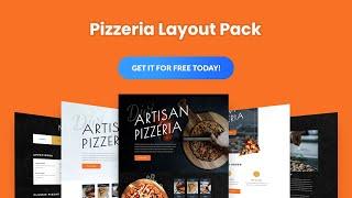 Get a FREE Pizzeria Layout Pack for Divi